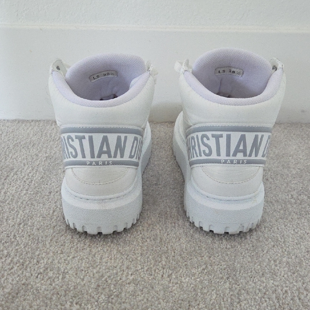 Dior White High-Top Sneakers - Picture 2 of 7